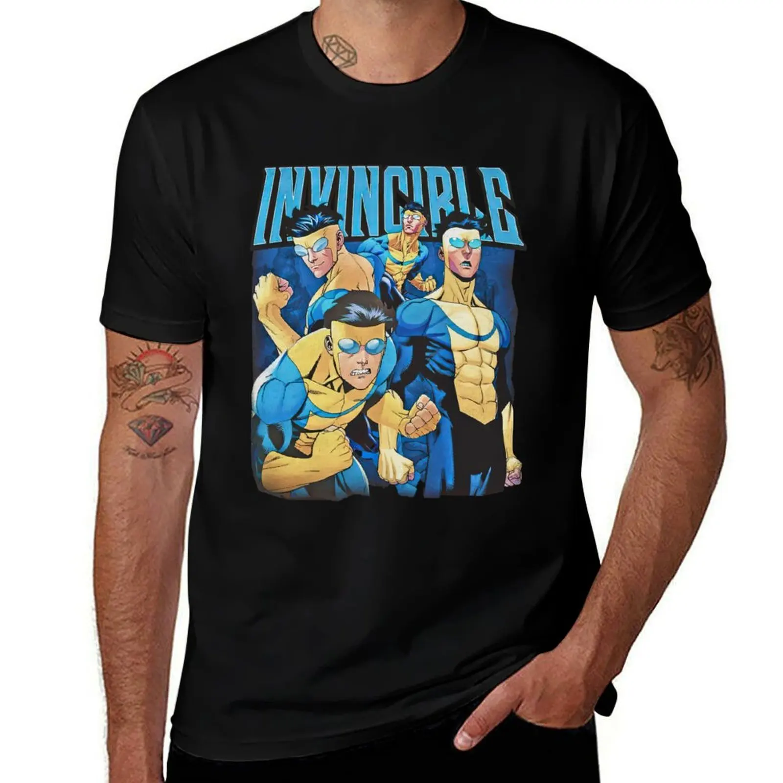 

Invincible Mark Grayson- T-Shirt cotton t shirts high quality cotton tshirt 100% T-Shirt