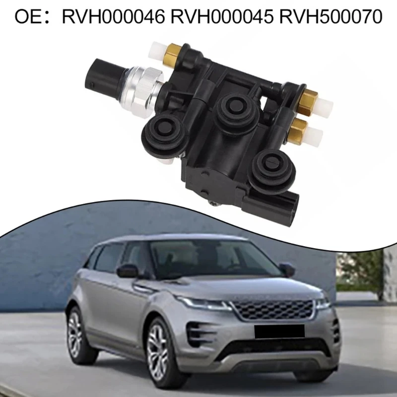 094D Air Suspension Solenoid Valves Block Replacement Enhancing Vehicle Control Fit for LR3 RVH000046 RVH000045 RVH500070