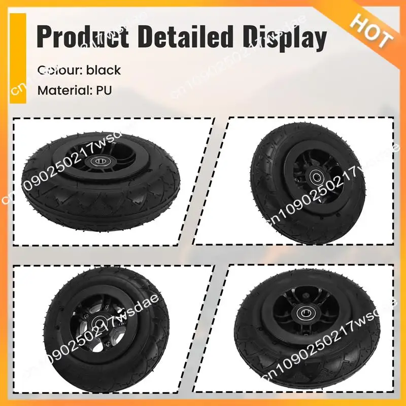 

X08A 8-дюймовые внедорожные колеса, пневматические резиновые вездеходные горные колеса, комплект для скейтборда/самоката/объема своими руками