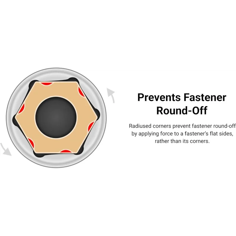  30-Piece (10-24 mm) 1/2 Inch Drive 6-Point Socket Set with Rails| SHD92211