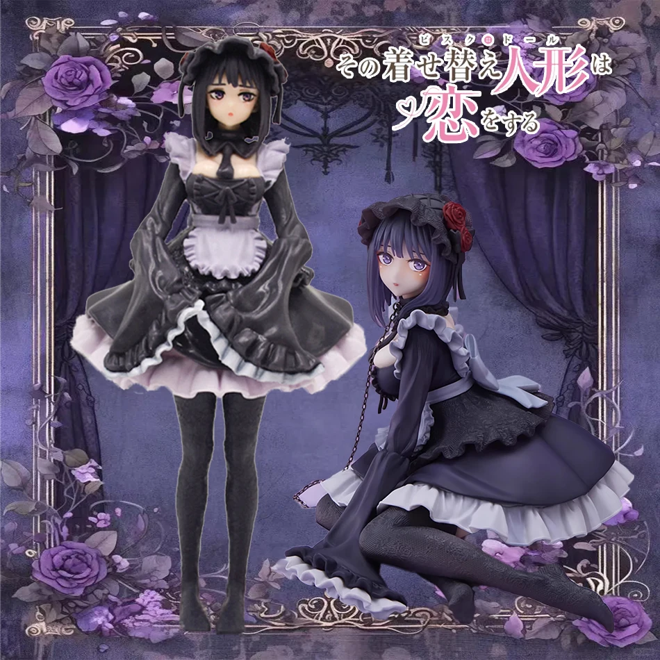 My Dress-Up Darling Anime Figure Kitagawa Marin Black Maid Action Figurine Shizuku Kuroe Statue Collection Decor Model Toys Gift