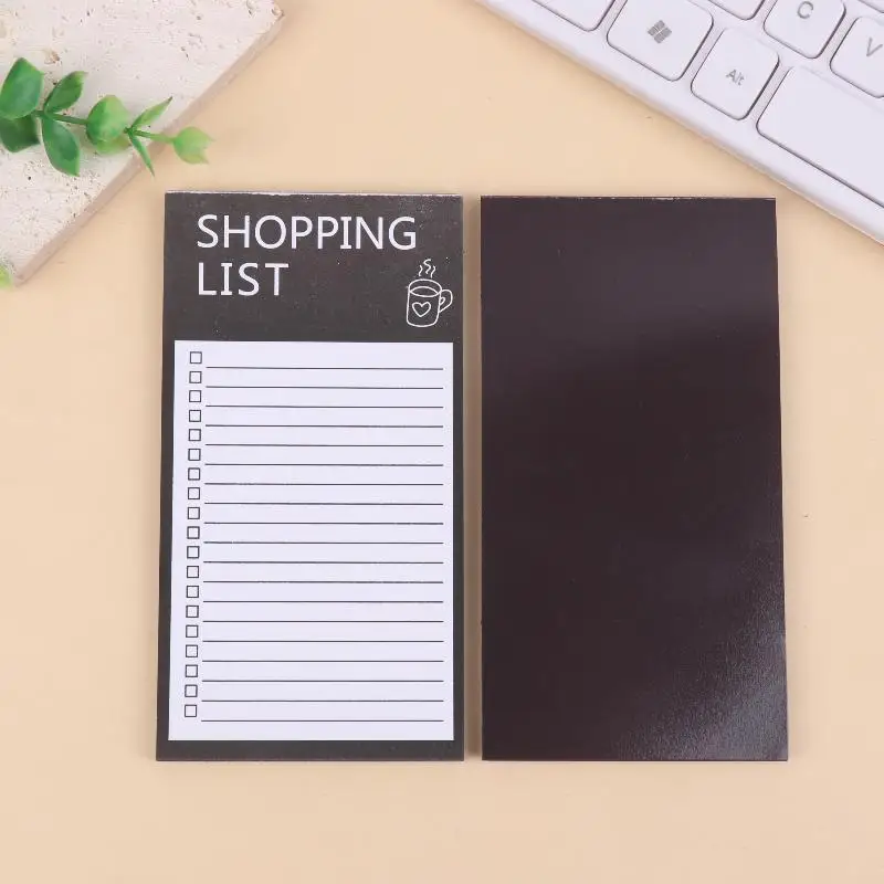 1/2/3pc Magnetic Memo Pad Fridge Message Board Tearable Notepad Memo Planner Shopping List For Home Office School