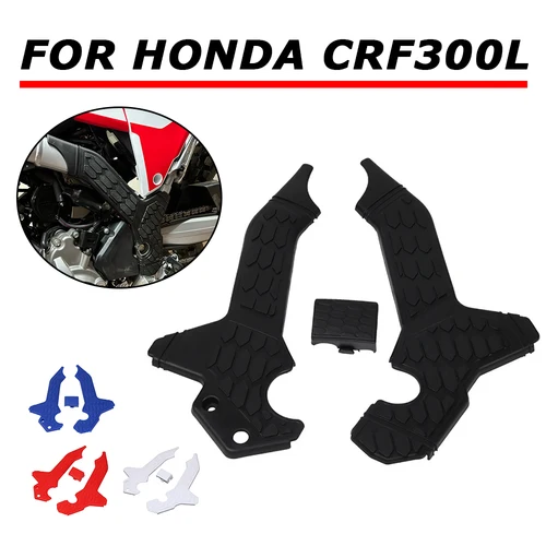 Cubierta protectora de marco para motocicleta, Panel de placas laterales relleno, accesorios para Honda CRF300L, CRF300, L, CRF 300, L, 300L