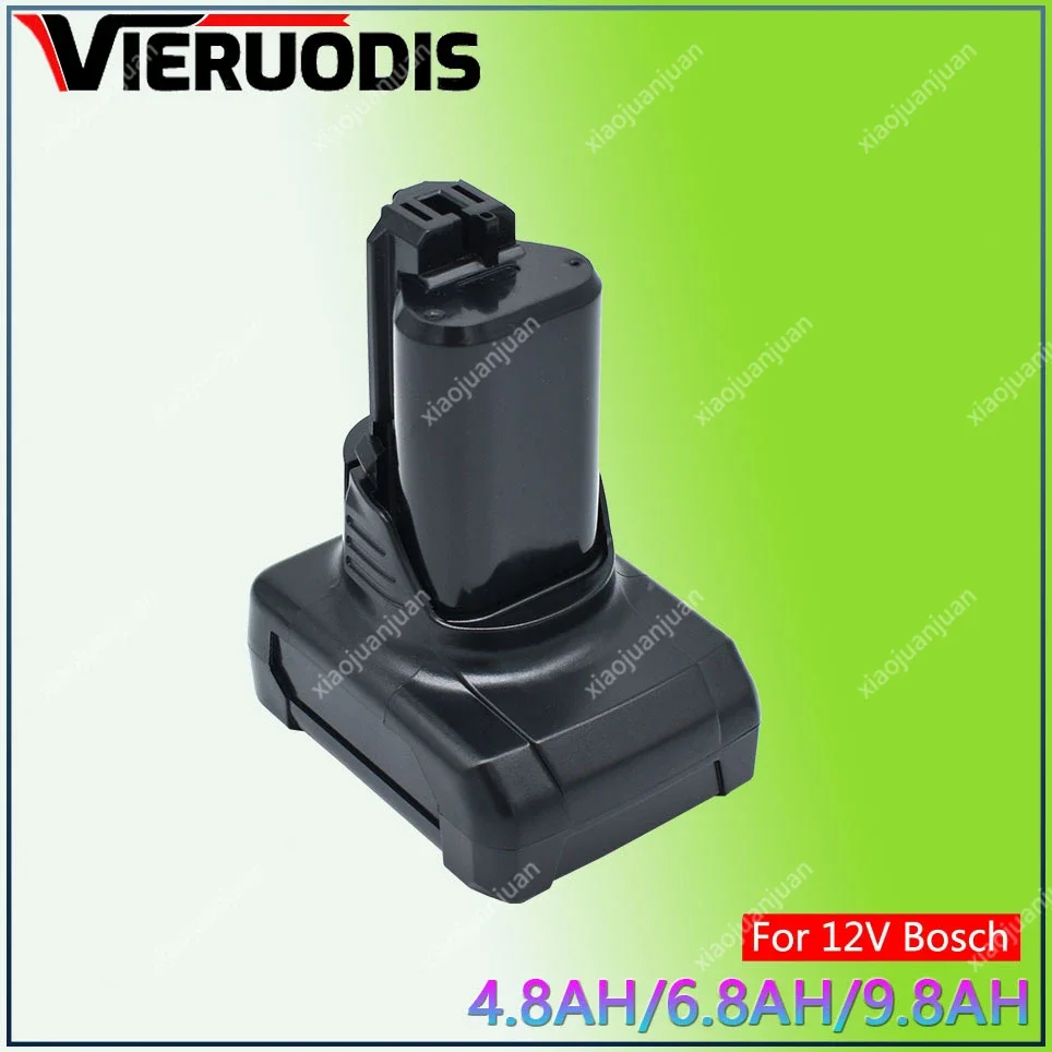 

12VFor Bosch 4.8AH/6.8AH/9.8AH Li-ion BAT420 Replacement Battery For Bosch BAT411A BAT412 BAT412A BAT413 Max Power Tools Battery