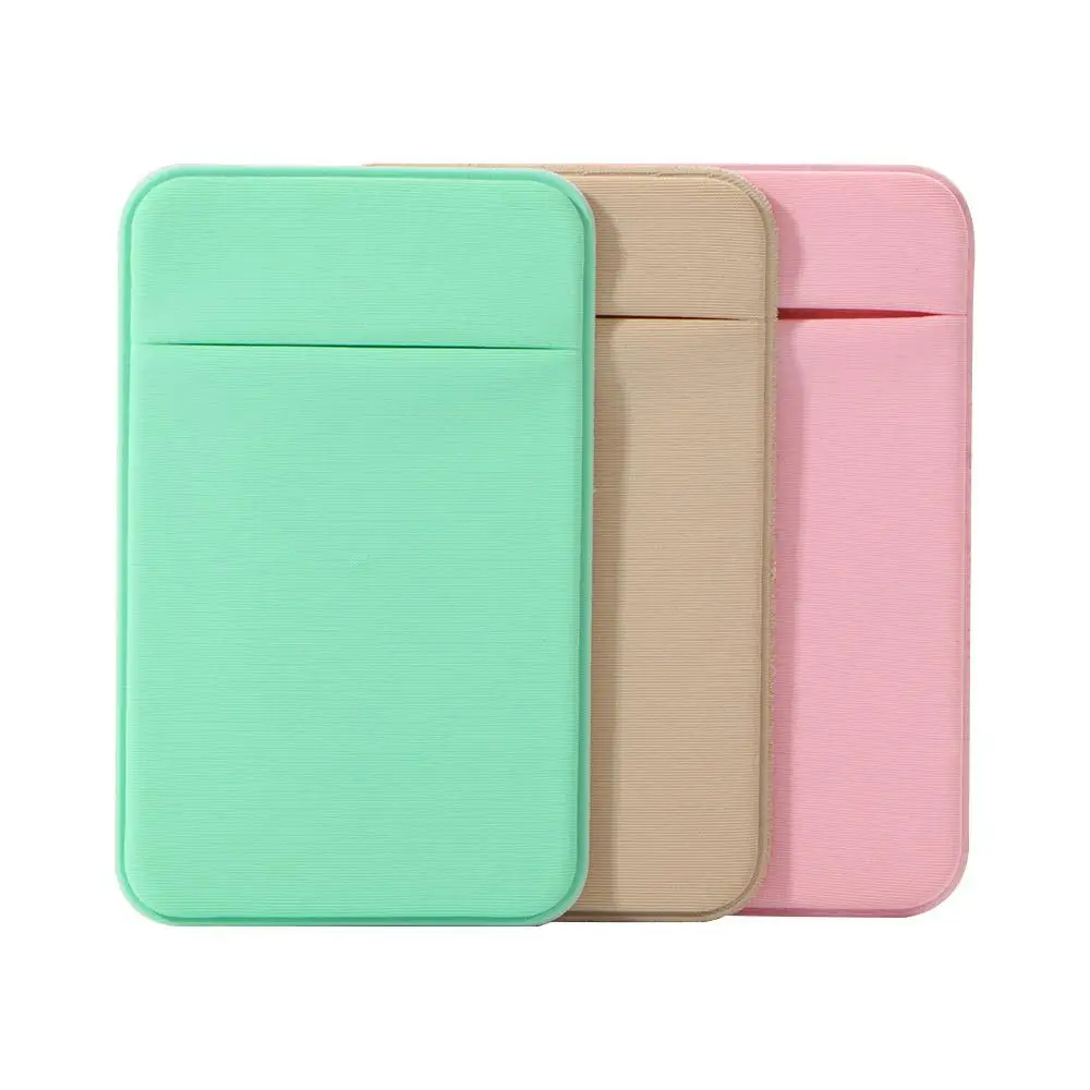 Smartphones Universal Slim Mini Adhesive Cellphone Wallet Stick-on Phone Back Pocket Card Pocket Phone Card Holder