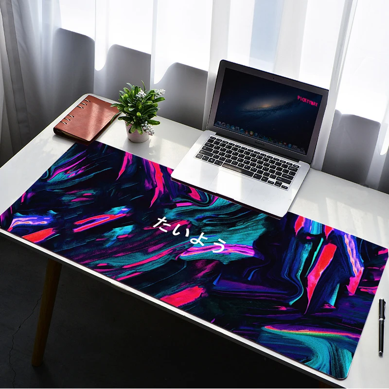 Large Strata  Mouse Pad Waterproof Desktop Oil-proof Non-slip Desk Mat Gaming Accessories Pad Mouse Carpet Keyboard Gaming Mice