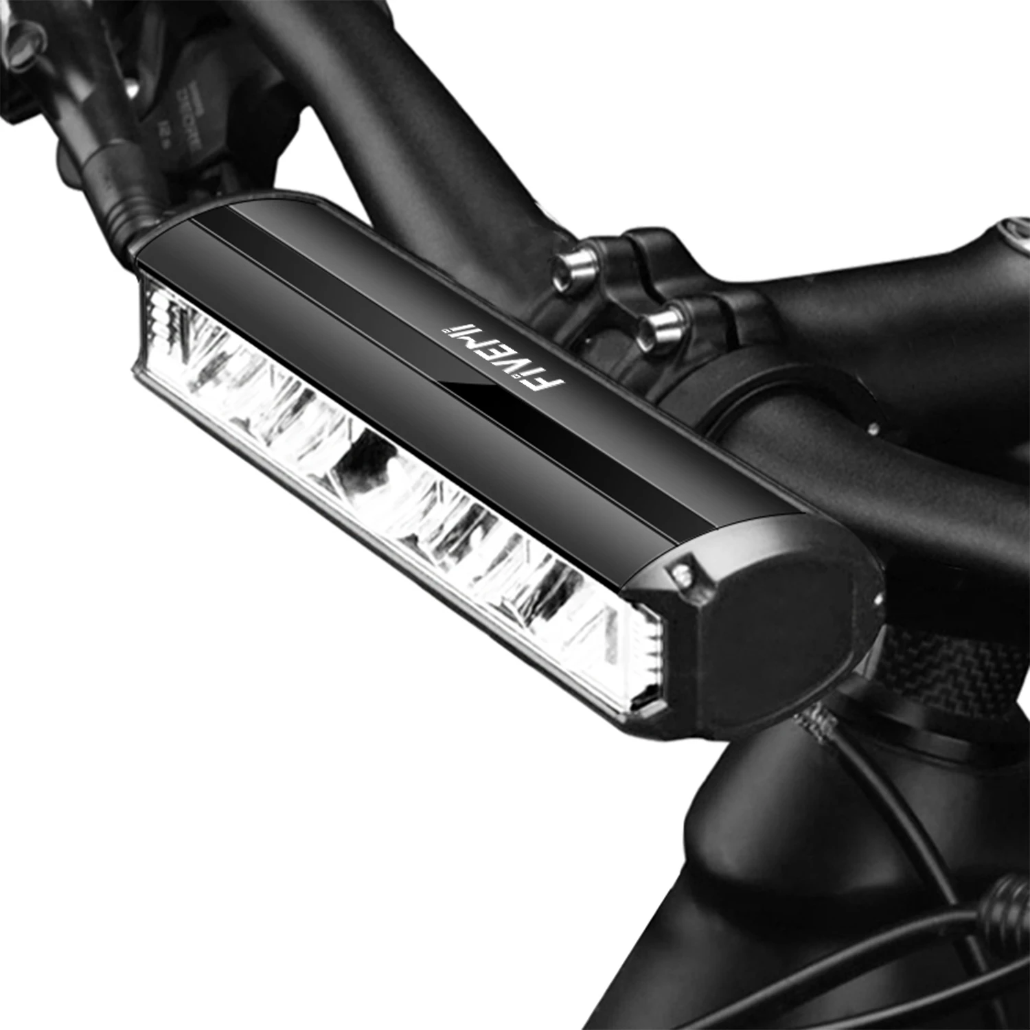 AliExpress fivemi Fivemi 5LEDS Bicycle Front Light 8000mAh Outdoor Waterproof Flashlight USB Charging MTB Road Cycling Lamp Accessories Taillight