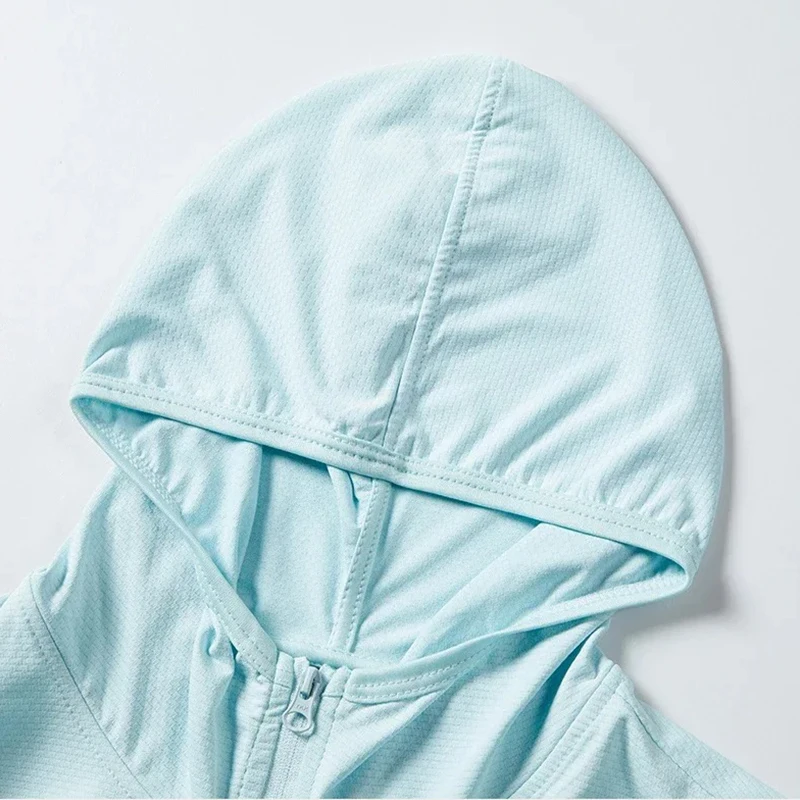 Women Sunscreen Jacket Plus Size UV Proof Coat UPF50+ Beach Hoodie Windproof Soft Comfortable Quick-drying Sports Hiking Clothes