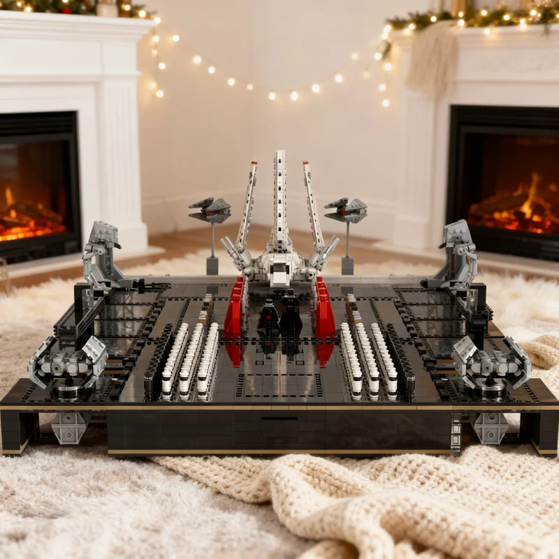 

5657 деталей MOC Micro Diorama Episode VI: Звездная битва Императора, модель UCS, конструктор, подарок, креативный коллекционный декор для демонстрации