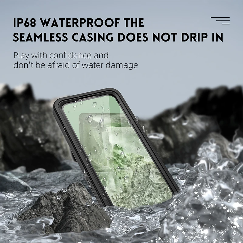 Waterproof IP68 Protection Case For Google 8A 7A Pixel 9 10A ProXL Transparent PC Back Cover 360 Full Body Drop Resistance Cases