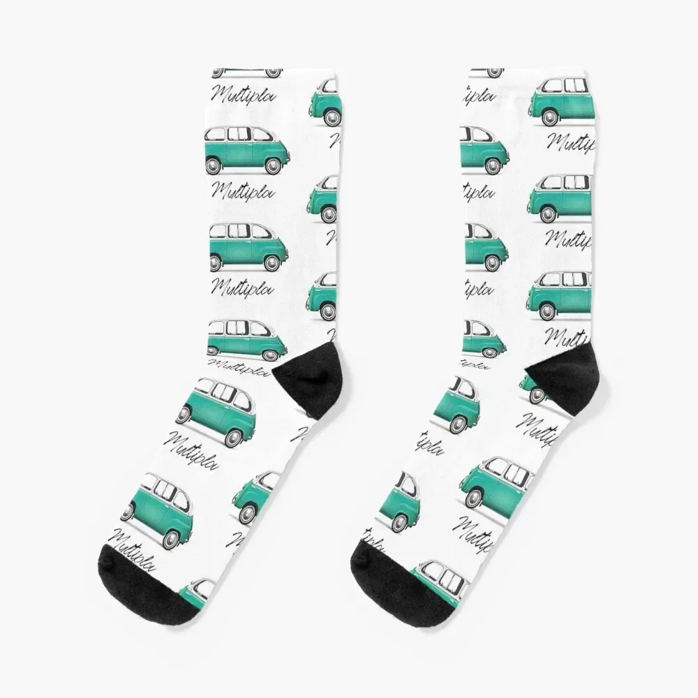 

Multipla minivan Socks christmas stocking warm winter fashionable gifts Male Socks Women's