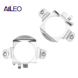 2PCS H7 LED Headlight Bulb Base Holder Adapter Socket LED Retainer For Mercedes Benz GLA C ML Ford Riich G5 FAW Bestune B50 B70
