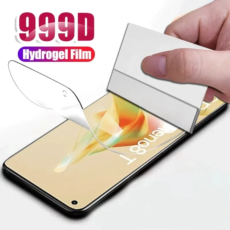 Protector For Oppo Reno 8T Screen Protector Hydrogel Film For Reno 8 7 Pro Plus 8Z 7Z 8 7 Lite Film For Oppo Reno 8T 4G 5G Film