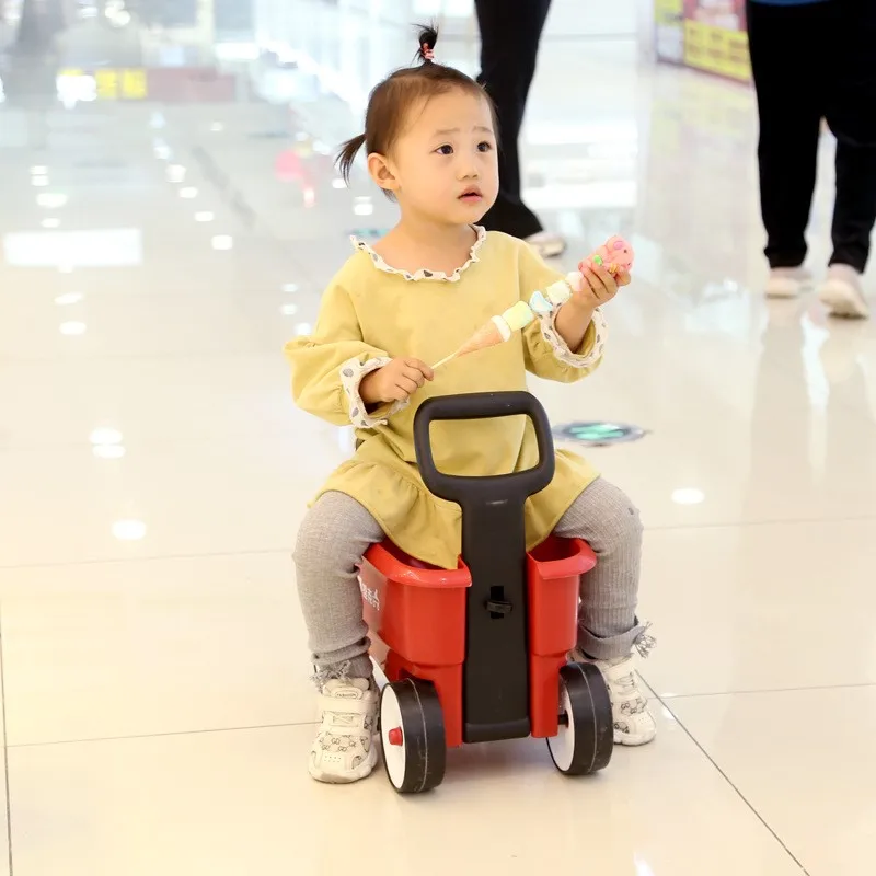 LazyChild 2023 New Four-in-one Children\'s Pull Cart Baby Can Sit And Ride A Four-wheeled Scooter 1-6 Years Old Children\'s Yo-yo