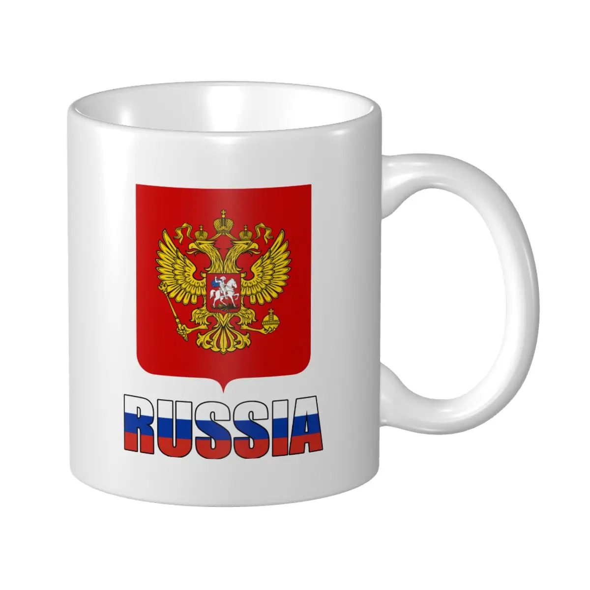 Mark Cup Mug Russia Letter Flag Emblem Coffee Mugs Tea Milk Water Cup Travel Mugs For Office Home