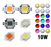 10W High Power LED Chip 9-12V Cool Warm White Yellow RGB Red Green Blue