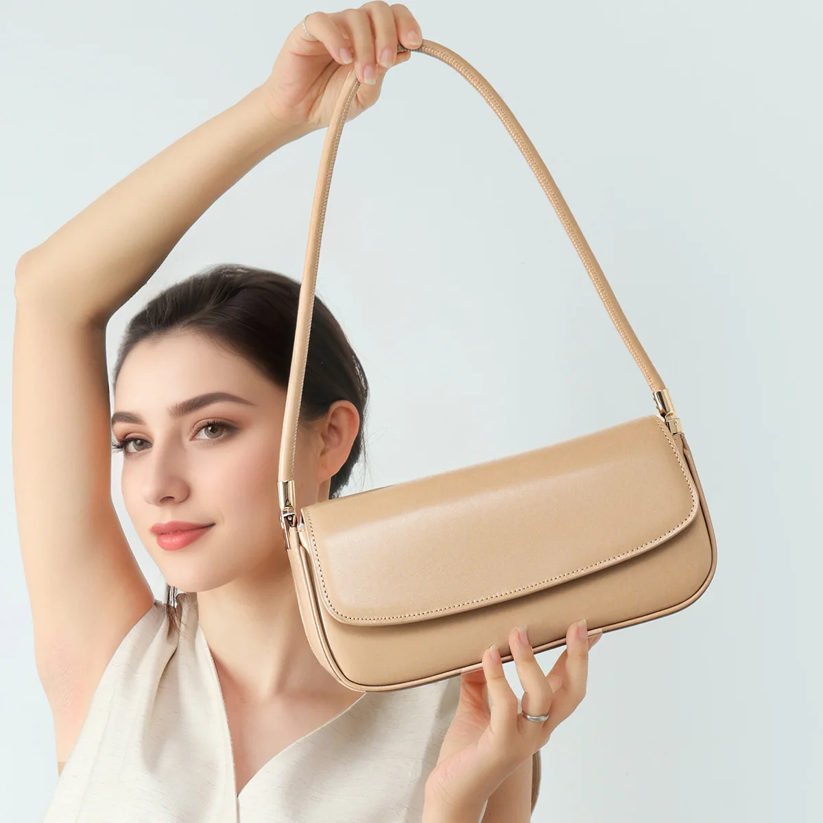 100% Genuine Leather Trendy Design Diaper Bag Backpack Crossbody Satchel Luxury Ladies Work Commuter Tote