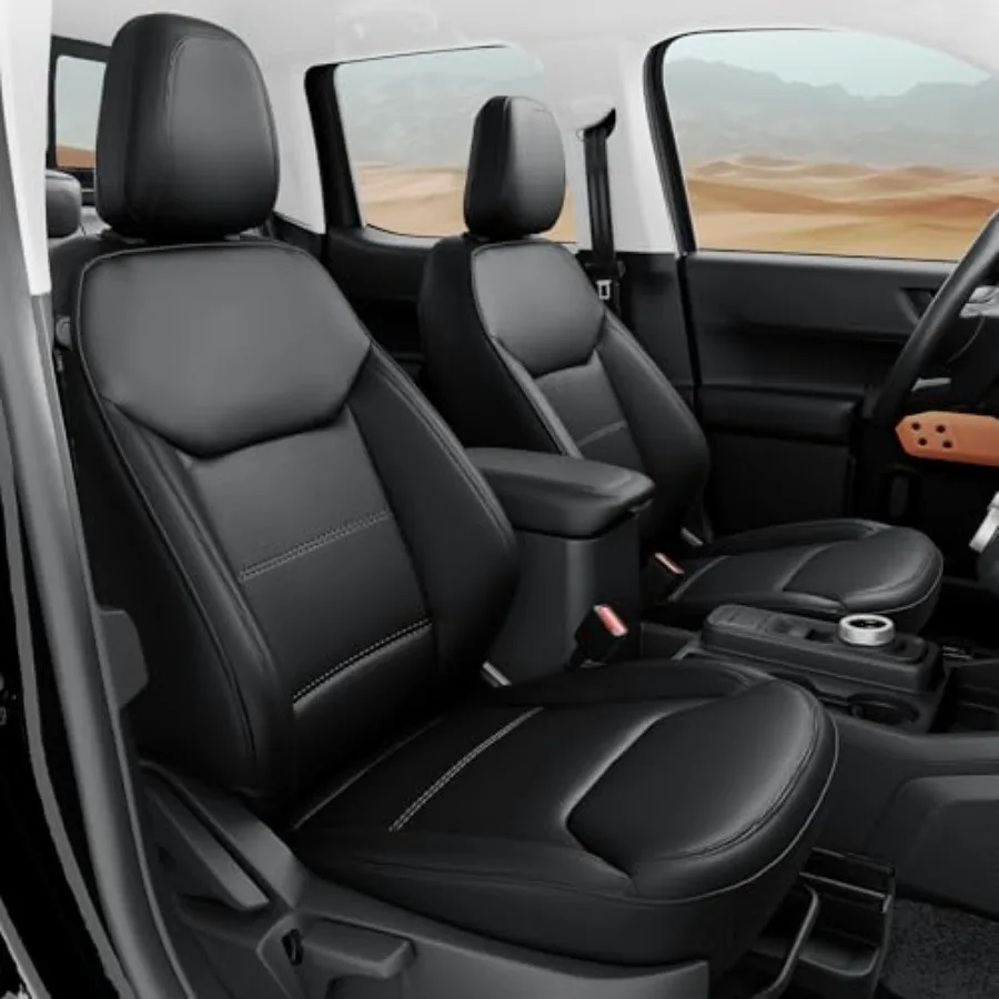 

for Ford Maverick Seat Covers XL XLT Lariat 2022 2023 2024 2025 2026 Custom Fit Car Seat Covers Full Set Luxury Leather Waterpr