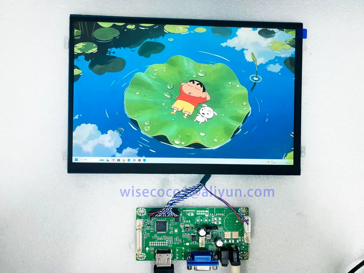 Wisecoco 10.1'' 1920x1200 IPS 16:10 Small LCD Display for Windows PC Extended Scree LVDS Controller Driver Board DIY Project