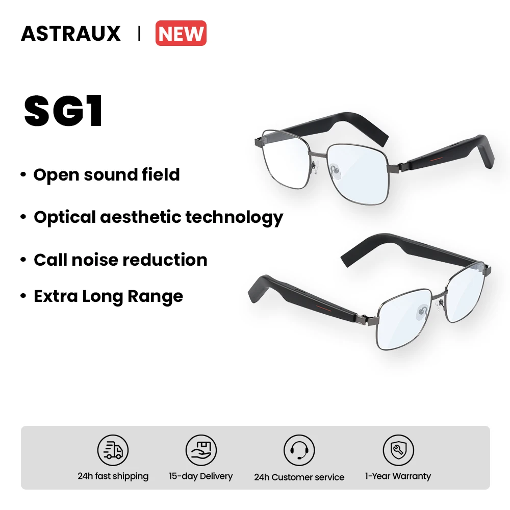 

Imiki SG1 Smart Glasses Camera Glasses BT Call Music Touch Sunglasses Voice Assistant WIFI Transmission UV protect AI Glasses