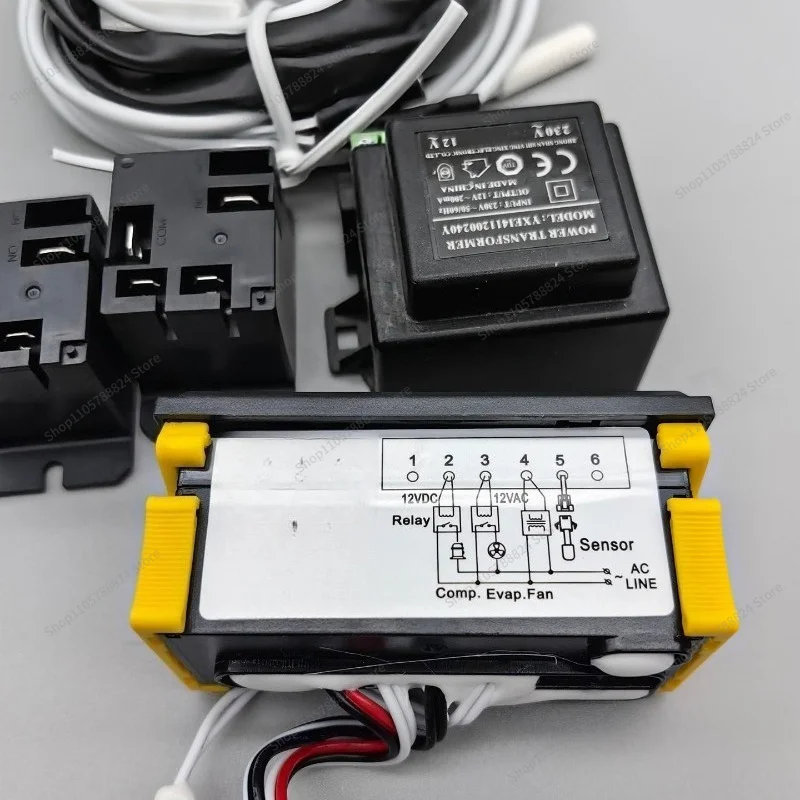 For SF-104S-2 Cold Storage Electronic Thermostat Temperature Controller Digital Display Accessories