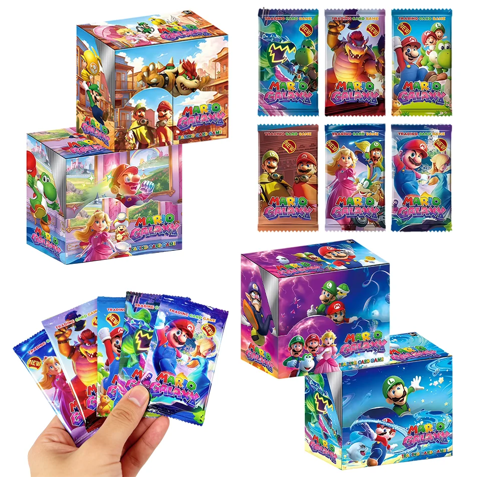 super mario booster box 2022 Panini Trading Cards Factory Sealed Pack 2022 until the end of 2023. Super Mario Galaxy Trading Cards