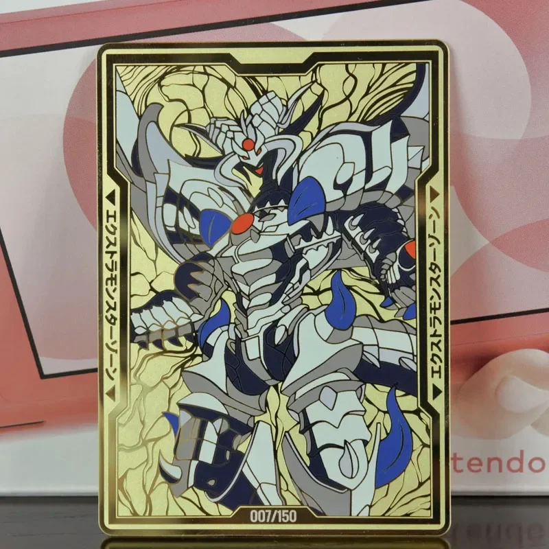 Hot Selling Custom Engraved Stainless Steel NFC Chip Smart Limited Metal Field Center Trading Card Gold Metal  Game Card