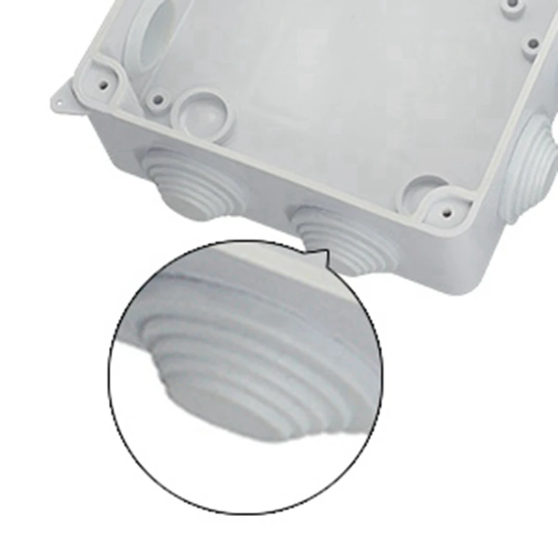 IP65 Waterproof Junction Box ABS Plastic Dustproof Universal Electrical Enclosure Outdoor & Indoor Project Box