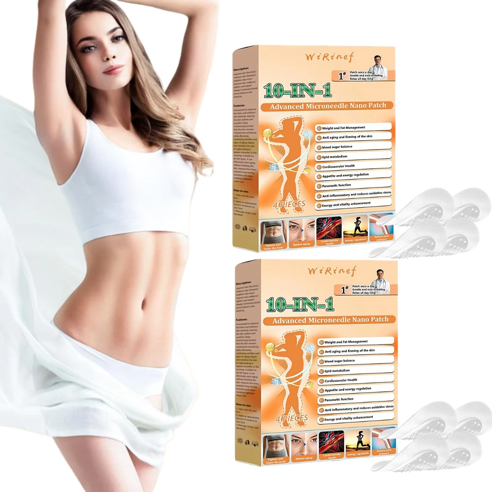 

Advanced Nano Microneedle Firming Patch, Skin Tightening Body Sticker for Smoothing Body Contour Figure Line Care, for Women Men