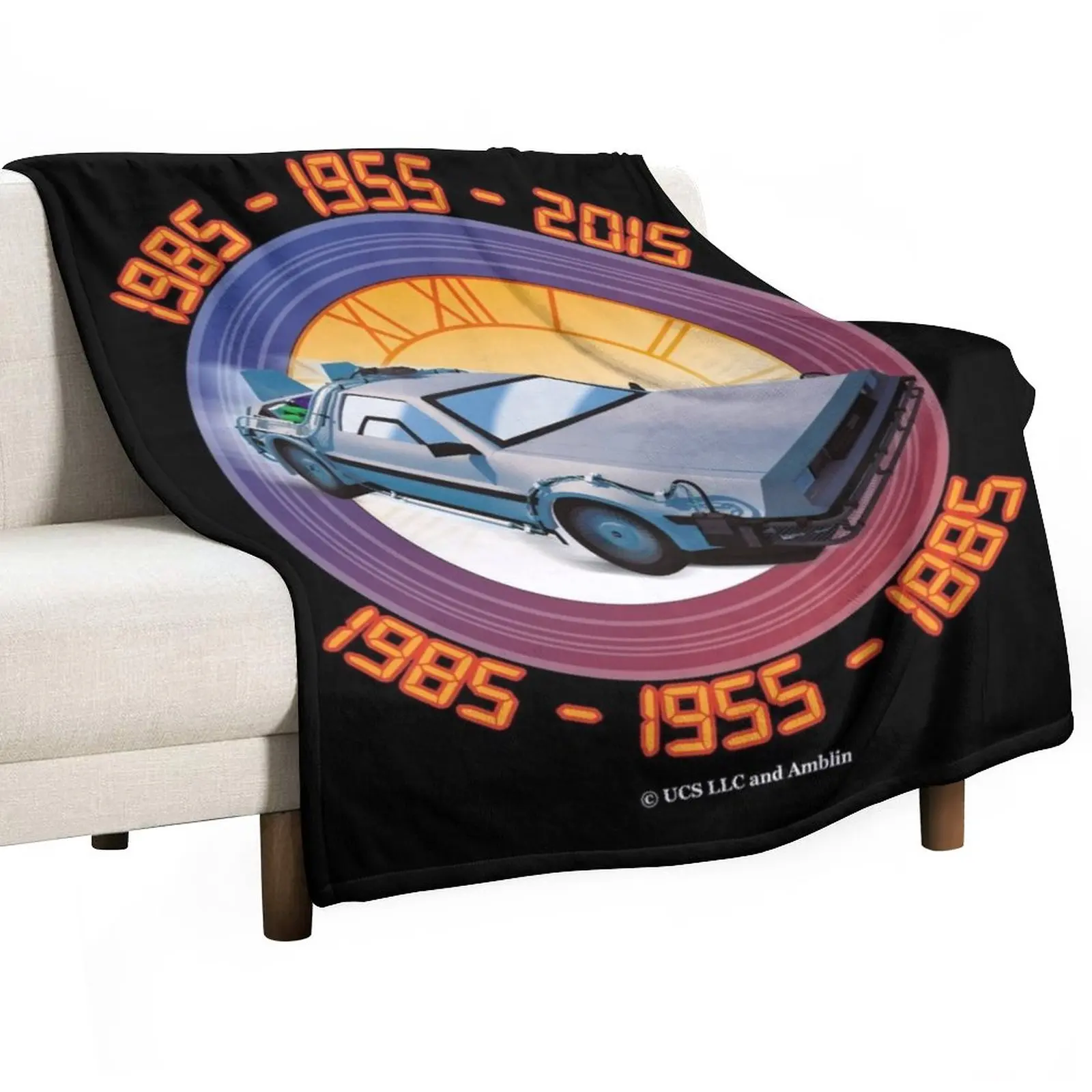 

Back to the future Throw Blanket Blanket Sofa Hairy Blanket