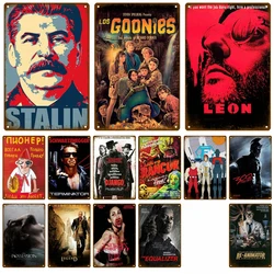 Film Vintage Metal Sign Poster Movie Retro Tin Sign Cinema Wall Art Deco Decoration Plaque For Home Room Decor Aesthetic Gifts