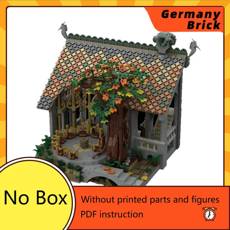 

Кольца, модель фильма Moc, строительные кирпичи, Tri Racial, секретная конференц-технология, модульные блоки, подарок, рождественская игрушка, набор «сделай сам», сборка