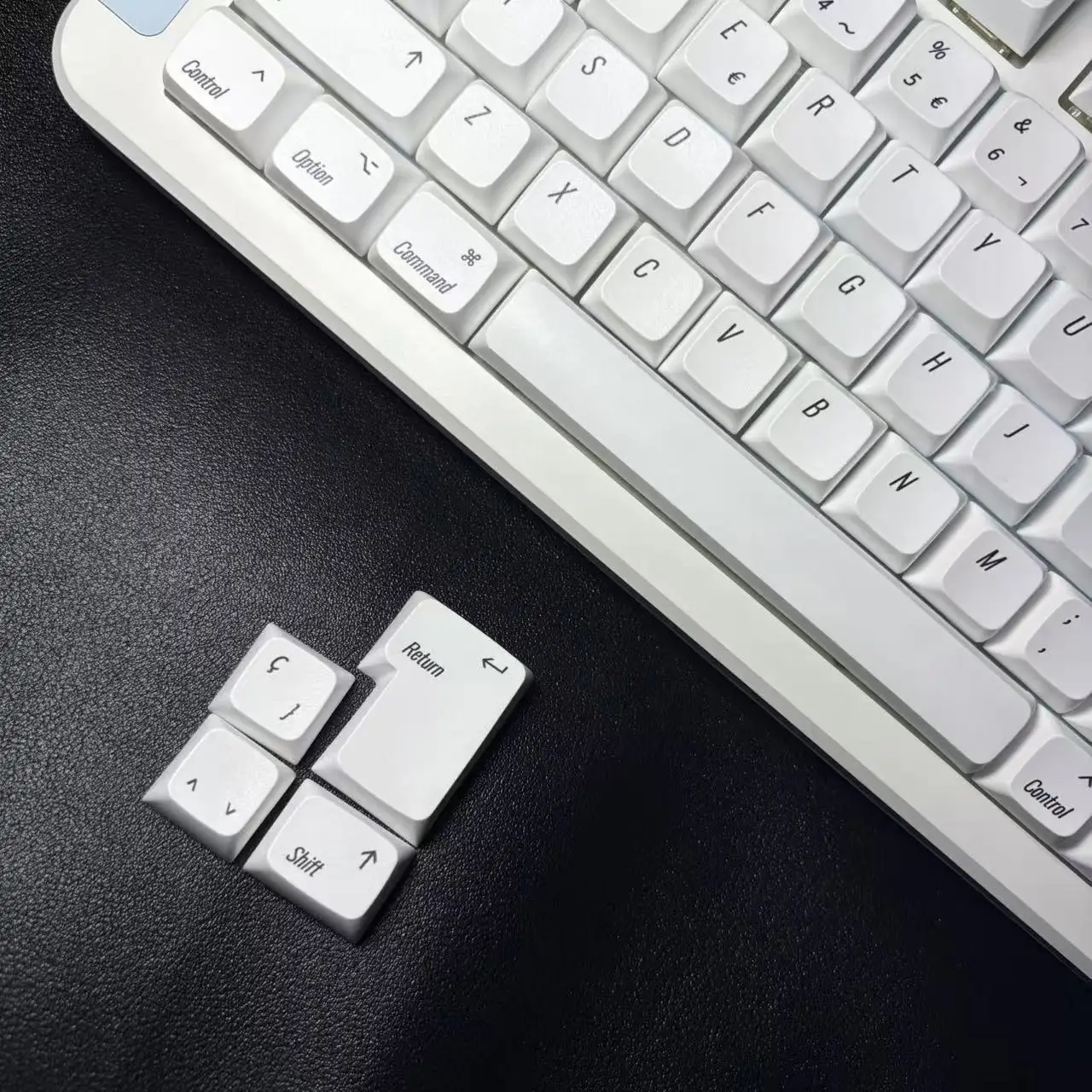 136 Keys Spanish Layout Keycap Office Key Cap XDA Profile PBT Keycaps for Made68 Mad68 Wooting 60 ISO Keys Keyboard Caps