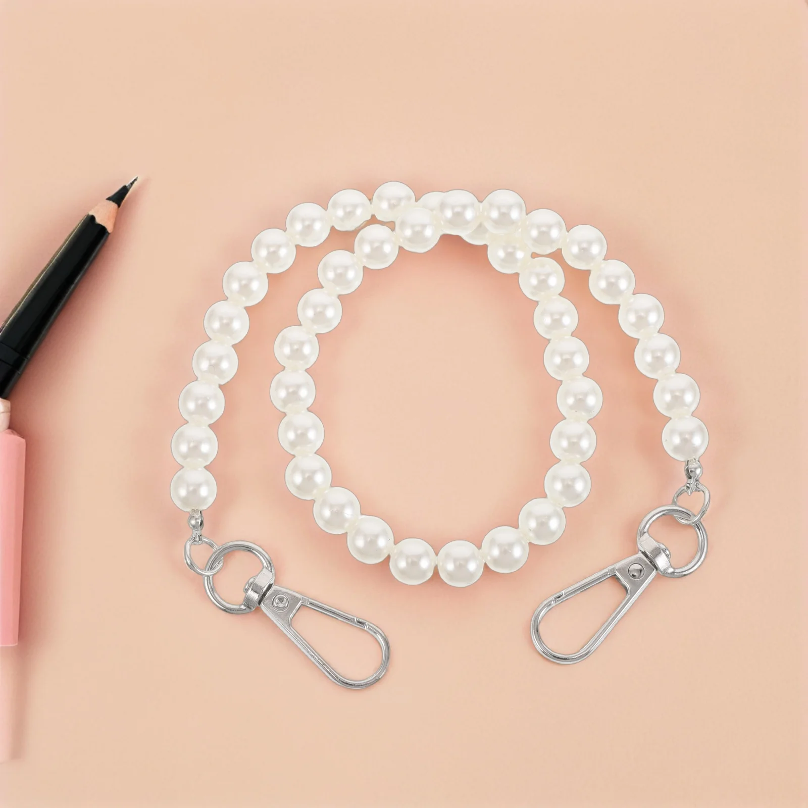

2pcs Retro Pearl Waist Chain Vintage Body Belt Jewelry for Women Adjustable Lightweight Belly Chains Handmade Geometric Design