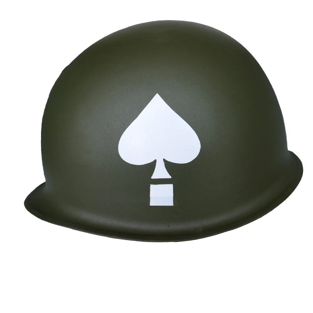 M1 Peach Helmet World War II American Green Riot Steel Brothers Field Tactical Helmet