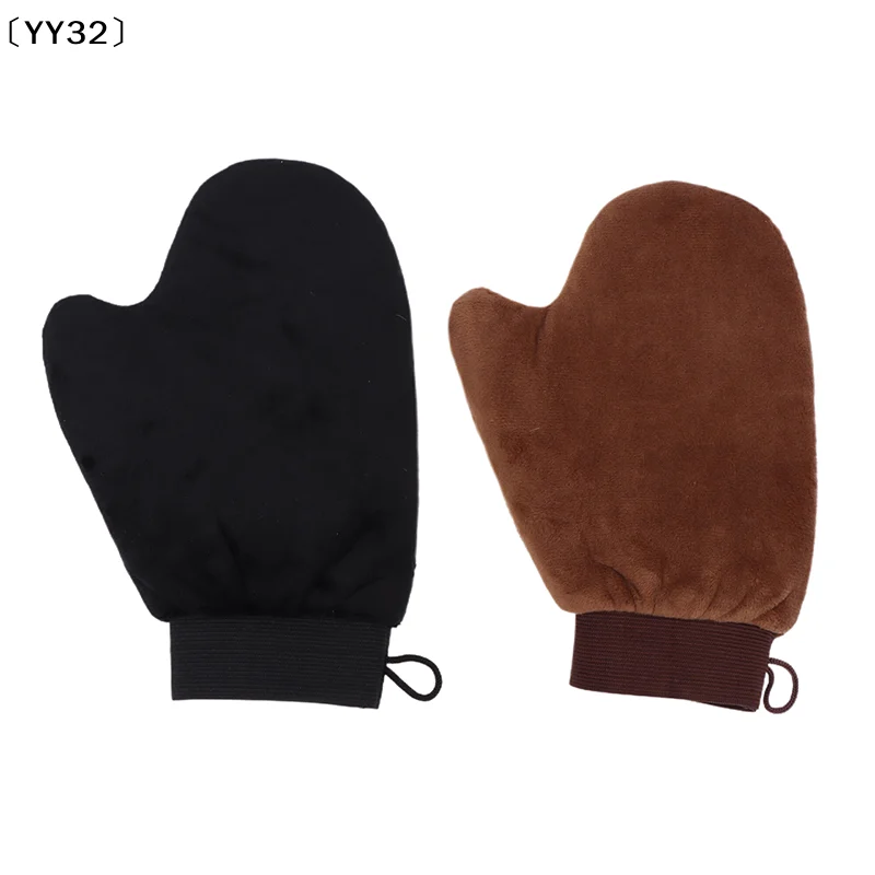 1Pcs Finger Glove Reusable Body Self Tan Glove Applicator Tanning Gloves Cream Lotion Mousse  Cleaning Glove Self Tanner〔YY32〕