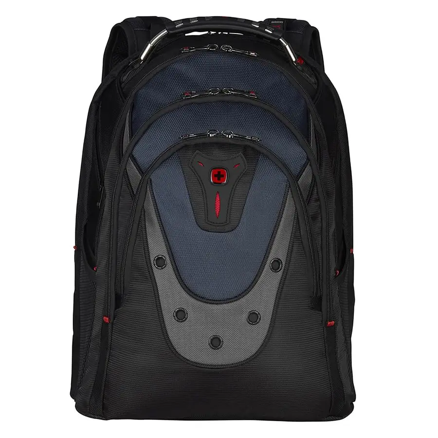 

Ibex 17 inch Laptop Backpack, Mens and Womens Laptop Bag, Black Gray Blue