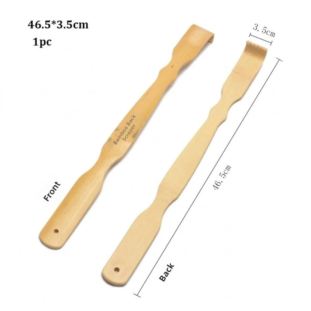 Durable Massager Back Scratcher Bamboo Multistyles Wooden Body Roller Stick 41.5~46.5cm Backscratcher Wooden Scratching view 3