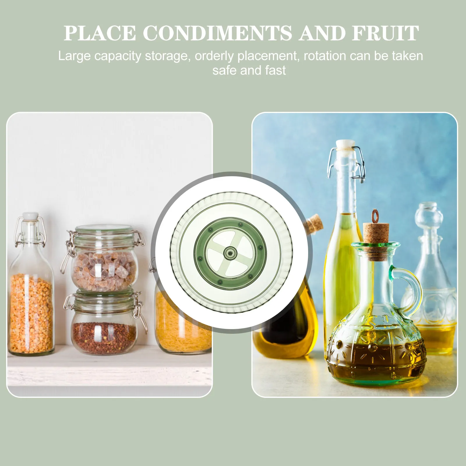 

Вращающийся кухонный органайзер-подставка для специй высокого качества, многофункциональный органайзер для хранения косметики