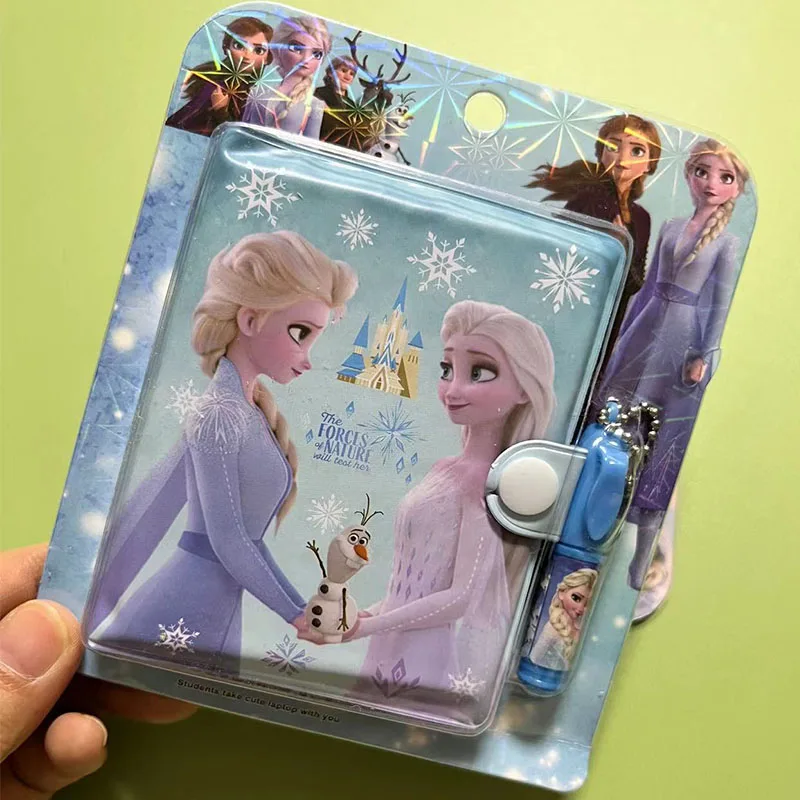 Anime Frozen Elsa Notebook Ballpoint Pen Cartoon Notepad To Do List Planner Stationery Set School Supplie Back To School Gift