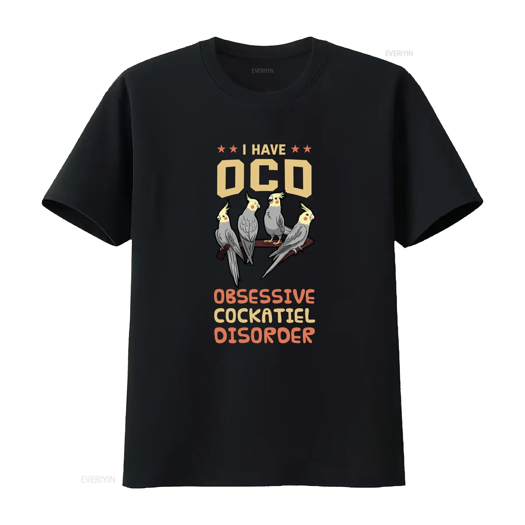 I Have OCD Obsessive Cockatiel Disorder T Shirt Lover For Cockatoo Owner Men And Women Bird Watcher Veterinarian vintage Unisex