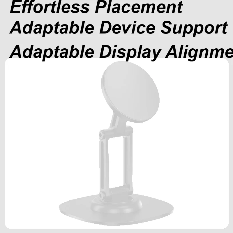 

Desk Phone Holder Stand Mobile Stand Desk Phone Holder Magnetic Bracket 360 Degree Rotating Adjustable Height Foldable Dock For