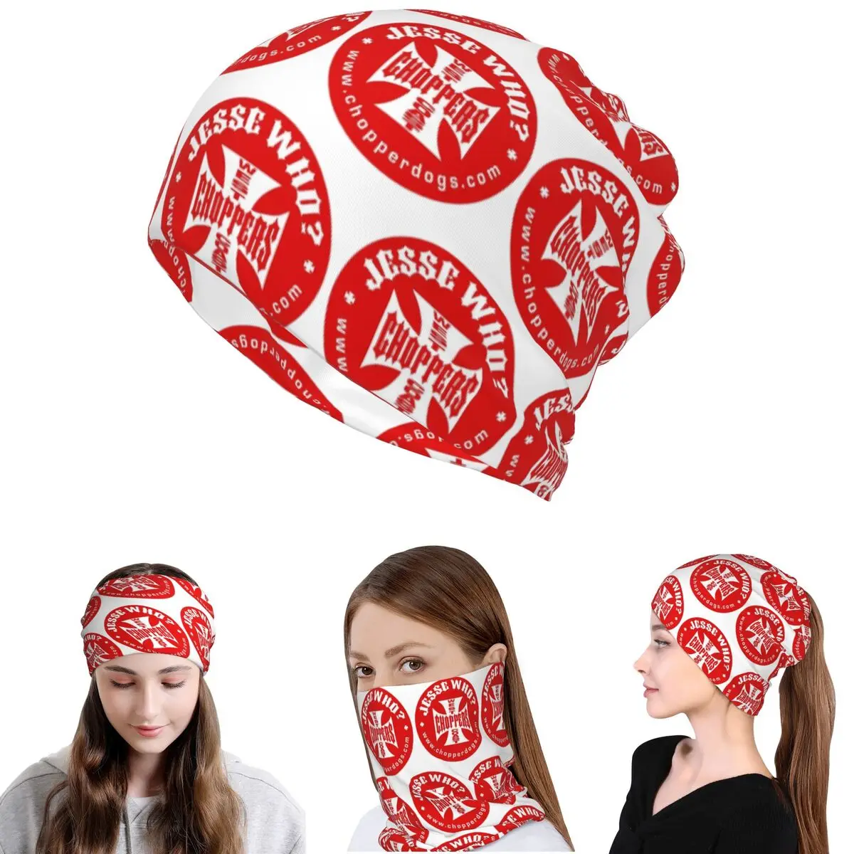 

Personalized West Coast Iron Cross Choppers Bandana Neck Cover Wrap Mask Scarf Warm Face Mask Beanies Hat Men Women Adult Winter