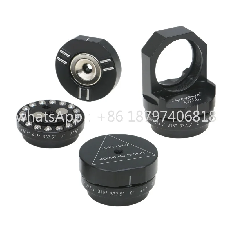 

OMLH-G series 16-speed indexing lens magnetic mounting seat\ SM1\ with M4 mounting hole\ Research Institute Optics