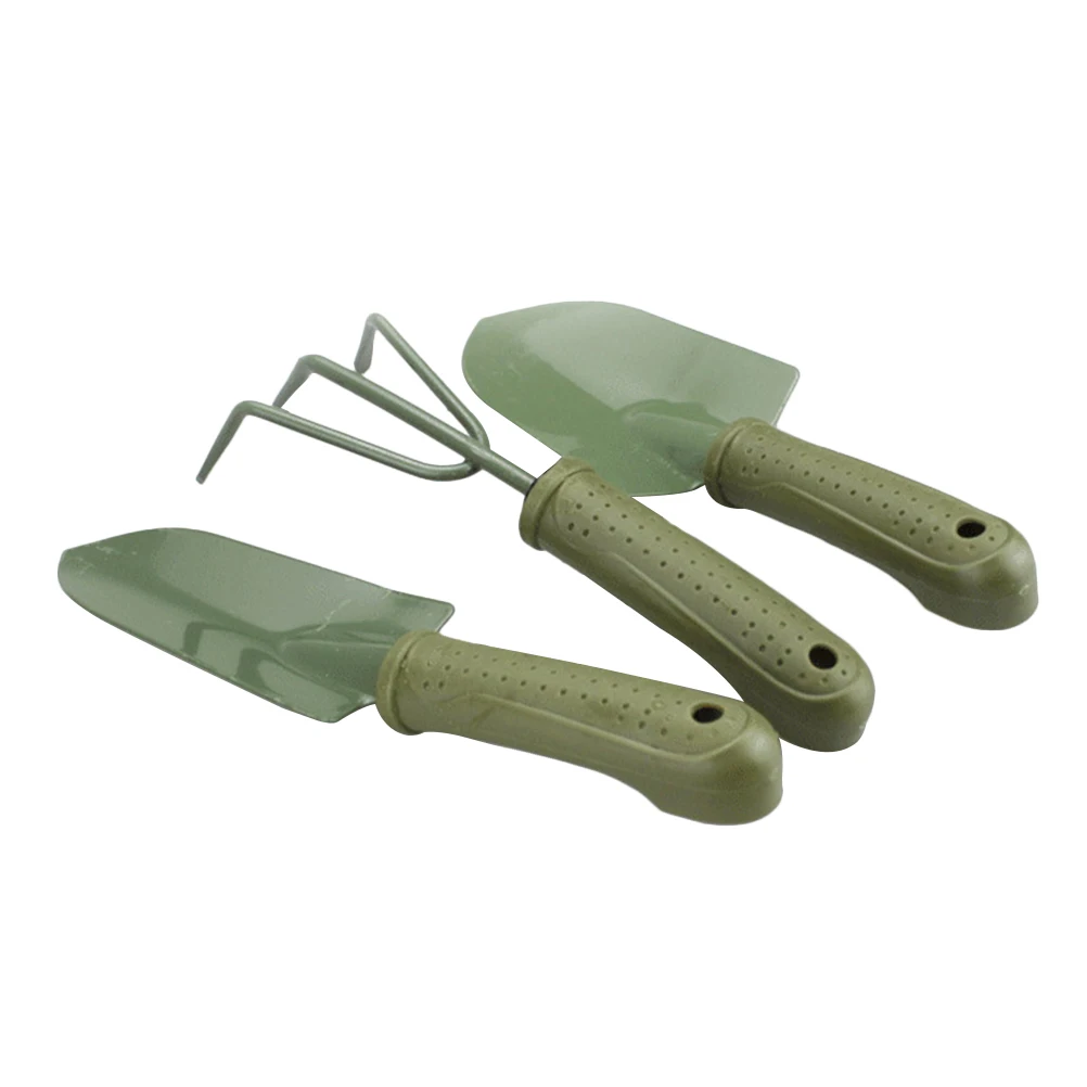 

1 set Gardening Tools Set Rake Shovel Trowel Lightweight Ergonomic Handle Flower Planting Weeding Soil Loosening Durable Outdoor