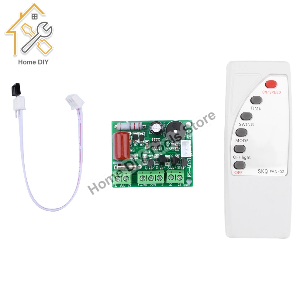 Air Conditioner Control Panel with Remote control Cooling Fan / floor fan Universal maintenance circuit control board 100W