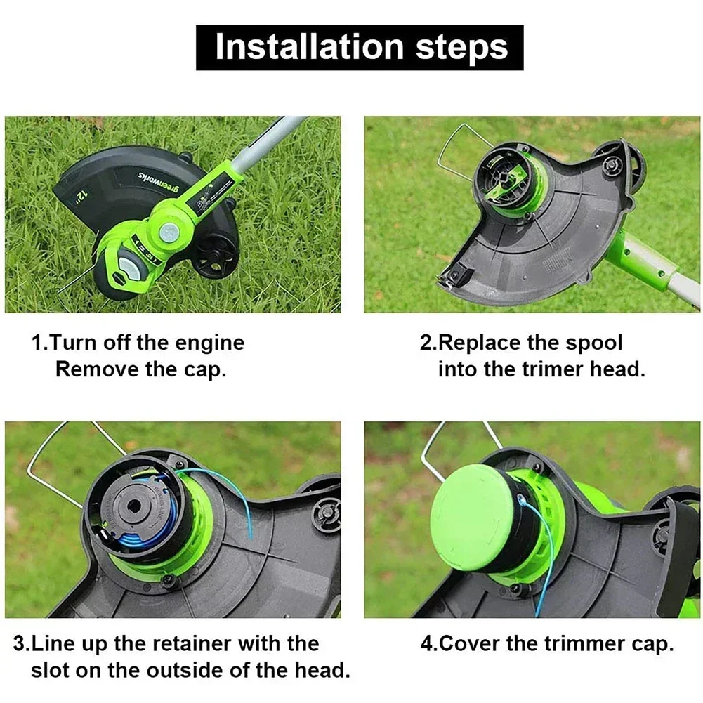 For Greenworks Trimmer Blade High Quality New Single Line Trimming Head Blades Trimmer Line String Trimmer Models String Trimmer