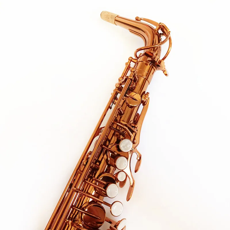 France Make Ⅵ Alto Saxophone Eb Coffee color Alto Sax Professional Playing Woodwind Instrument with Mouthpiece