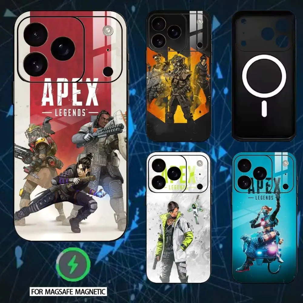 

Video Game A-Apex L-Legends Phone Case For iPhone 17,16,15,14,13,12,Plus,Pro,Max For Magnetic Wireless Charge