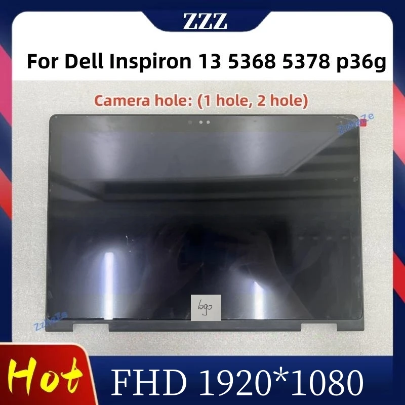 

Сенсорный ЖК-экран 13,3 дюйма для DELL Inspiron 13 5368 5378 5379 7368 p69g P69G001, сменный ЖК-дисплей в сборе